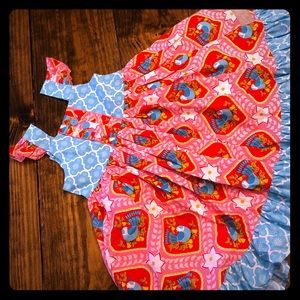 Eleanor Rose Partridge in a Pear Dress